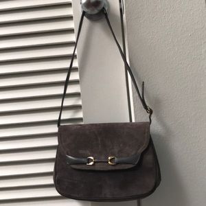 🔥Morris Moskowitz genuine suede leather handbag